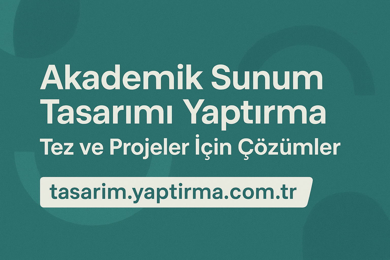 Read more about the article Akademik Sunum Tasarımı Yaptırma: Tez ve Projeler İçin Çözümler