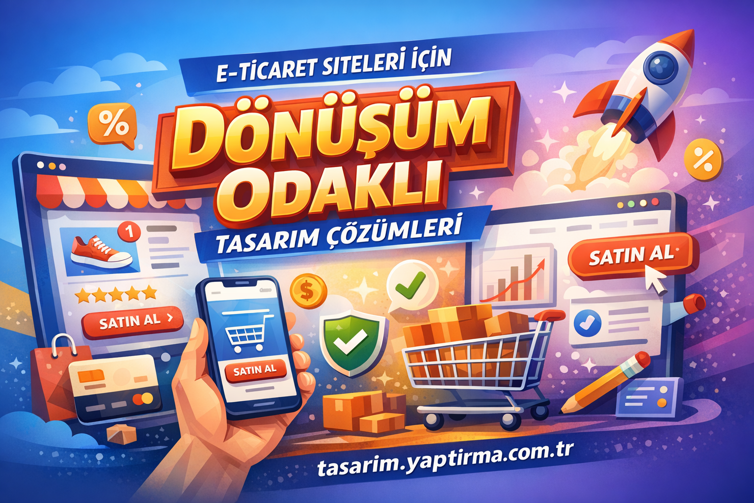 Read more about the article E-Ticaret Siteleri İçin Dönüşüm Odaklı Tasarım Çözümleri