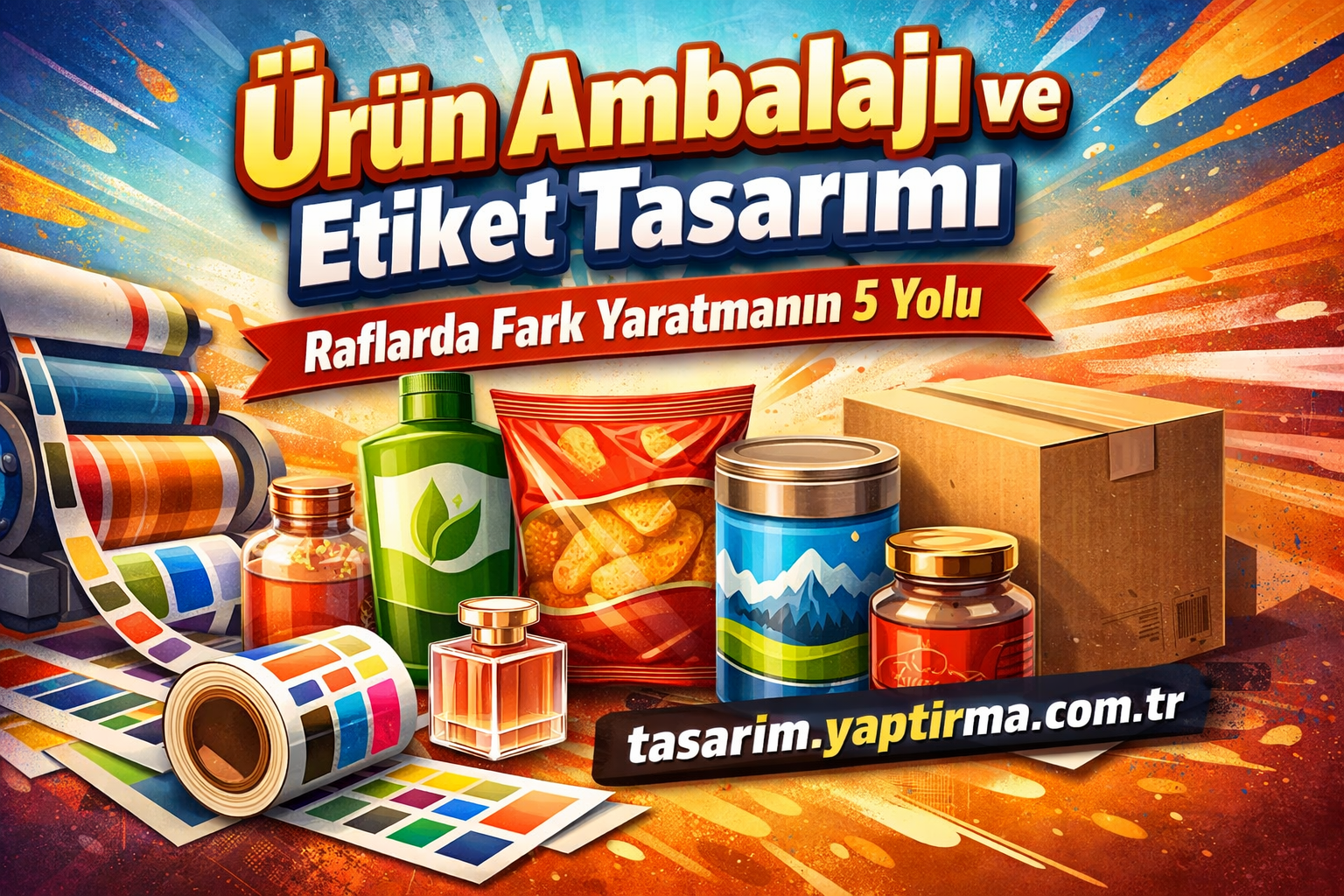 Read more about the article Ürün Ambalajı ve Etiket Tasarımı Yaptırma: Raflarda Fark Yaratmanın 5 Yolu