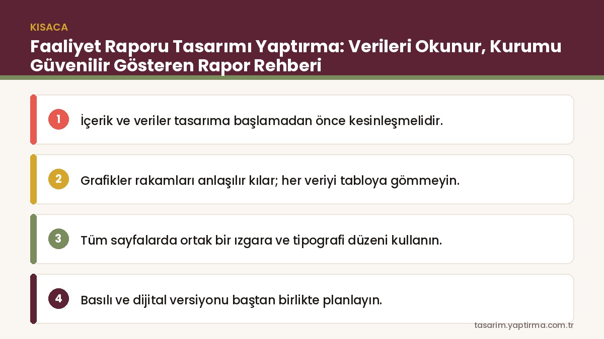 Faaliyet raporu tasarımı yaptırma – grafik ve sayfa düzeni