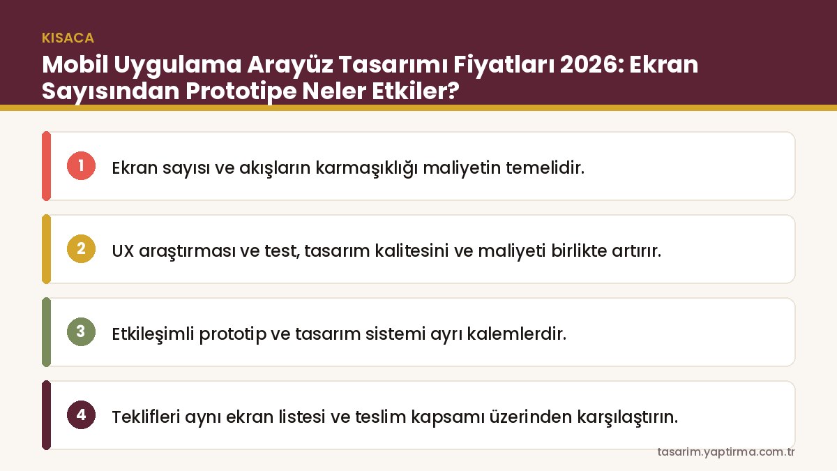 Mobil uygulama arayüz tasarımı fiyatları – ekran akışı, wireframe ve prototip